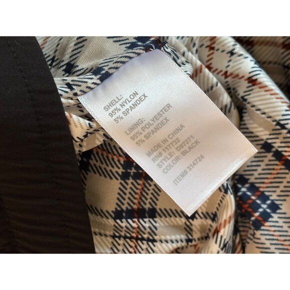 Zeroxposur Lined Stretch Pants Men's XXL Black Elastic Waistband Side Zip Pocket - Picture 7 of 11